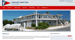 Desktop Screenshot of falmouthyachtclub.com